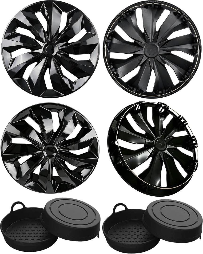 Hubcap Wheel Cover Universal-Fit R16 Steel Wheel with Cup Coaster Kit
