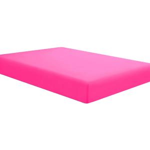 Sfoothome Hot Pink Fitted Sheet, 14 Inch Pocket Deep, Microfiber Sheets, Twin Size