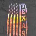 Texas American Flag Pride Landscape Cactus T-Shirt M