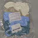 60pcs Dusty Blue Balloons 12inch with Sand White Pastel Blue and White Balloons for Wedding Gender Reveal Baby Bridal Shower Birthday Party Decorations