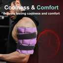 Ice Pack for Injuries Reusable with Adjustable Strap, Cold Pack Wrap Large Hot Cold Compress Pad, for Back, Shoulder, HIPS, Knee