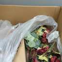 Peony Artificial Flowers, Faux Peonies Hydrangea Eucalyptus Bouquet 12 Packs Silk Vintage Realistic Peony Floral Arrangement for Vase Wedding Centerpiece Table Home Party Decor-Burgundy