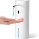 Touchless Automatic Soap Dispenser 15.2 oz, Stainless Steel Nozzle, 6 Adjustable Settings & 3rd Gen. Smart Sensor, Silent Hands-Free for Kitchen/Bathroom/ToiletWhite