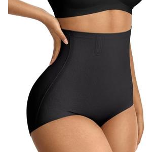 Vertvie Tummy Control Shapewear Shorts for Women Butt Lifting Body Shaper Shorts High Waisted Seamless Girdles Under Dress, Size M