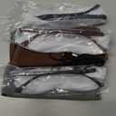 Lcbestbro 3 Pack Blue light Blocking Reading Glasses for Men, Stylish Metal Frame Readers