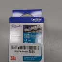 Brother Genuine P-Touch TZe Black Print on White Label Tape (TZeFX251), Flexible ID Laminated, 1in x 26.2ft (24mm x 8m), for Select P-Touch Label Makers, Durable, Cable Wrap, Water-Resistant