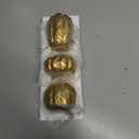 winemana 3 Pack Gold Pumpkins Thanksgiving Decorations- Fall Decor for Home, Table, Fireplace Mantel, Office, Elegant Decorative Pumpkin Autumn Indoor Decor