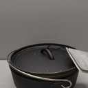 Camp Chef SDO10 10" Double Black Seasoned Cast Iron Dutch Oven with Lid