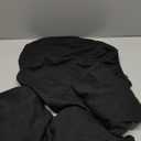 Smiry Stretch Jacquard Seat Covers for Dining Room Chairs Set of 4, Removable Washable Chair Seat Protector Slipcovers, No Rear Covers, Black