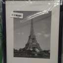 upsimples 12x16 Picture Frame, Display Pictures 8.5x11 with Mat or 12x16 Without Mat, Wall Hanging Photo Frame, Black, 1 Pack