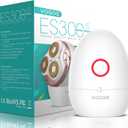 Electric Shaver for Women 3D Floating Blade Rotary Razor Hair Remover for Arms, Legs and Underarms Rechargeable Portable and Safe Wet and Dry Use ES300 (White)