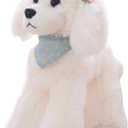 Poodle Plush Toys, Soft and Cute Poodle Plush Toys, Pillows, Cushions, the Best Gift for Your Family and Friends. 1 pc. (White 12 inches)
