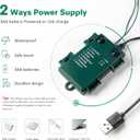 3 x YOUNGAR Green Wire Christmas Lights,50LED Battery/USB Operated String Light,Twinkle Lights with Timer Memory Waterproof Outdoor with 8 Modes for Tree, Yard, Garden, Patio Decor (Warm white battery)