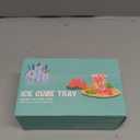 WIBIMEN Large Ice Cube Molds, Big Round Whiskey Ice Cube Trays for Freezer, Easy to Fill & Release, Whiskey Bourbon Cocktail(1.9In*6 Balls Blue/2 Pack)