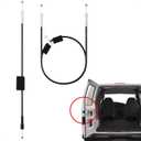 Rear Door Latch Release Cable Left Driver Side, Compatible with Ford E-150 E-250 E-350 E-450 Club Wagon Super Duty, Replaces 8C2Z15431A03A, 6C2Z1543286AA