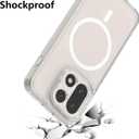 for OnePlus 15 Case Clear Compatible with MagSafe, Slim Fit Magnetic Rugged Bumper Cover Shockproof (Clear)