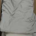 PHF Cotton Muslin Comforter Set King – 100% Cotton Cover, Ultra Soft & Breathable, 3PCS Lightweight All-Season Bedding with Polyester Fill, 1 Comforter 104"x90" & 2 Pillow Shams 20"x36", Natural 