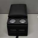 AceRide Car Center Console, Universal Rear Bench Seat Consoles, Truck Seat Organizer Storage, Back Seat Car Organizer with Cup Holder, Large Storage Box, Central Armrest Box (Carbon Fibre)