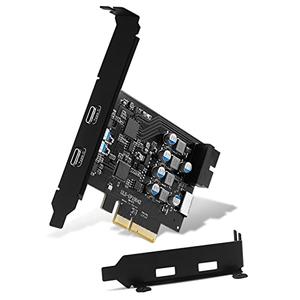 YEELIYA USB C PCIe Card SuperSpeed 10Gbps with 2 USB C and 2 Internal Port(Type-E,19 Pin USB 3.0 Header) PCI-E Expansion Cards PCI Express Front Panel Adapter for Desktop PC YEELIYA USB C PCIe Card SuperSpeed 10Gbps with 2 USB C and 2 Internal Port(Type-E,19 Pin USB 3.0 Header) PCI-E Expansion Cards PCI Express Front Panel Adapter for Desktop PC