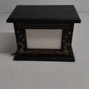 Cremation Memorial Urns for Human Ashes Adult Male Female, Wooden Picture Frame Urns Box and Casket for Ashes Men Women Child, Burial Funeral Urns for Ashes, Holds Up to 270 LBS (Black Night)