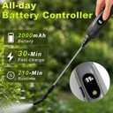 3.2 Gallon Battery Powered Sprayer, Covers 6,000+ Sq Ft per Tank