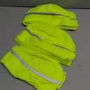 Geyoga 6 Pack High Visibility Reflective Beanie Hat with Reflective Stripe Safety Beanies Hat for Outdoor Work Sports & More(Fluorescent Green)