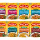 Tasty Bite Variety, Pack of 8, Madras Lentils, Bombay Potatoes, Vegetable Tikka Masala, Channa Masala, 3Bean Madras Lentils, Split Pea & Turmeric Curry, Coconut Squash Dal, Chickpea Coconut and Turmeric Curry, Best By: JUN/30/2026