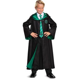 Harry Potter Robe, Official Hogwarts Wizarding World Costume Robes, Prestige Kids Size Dress Up Accessory (Large (10-12))