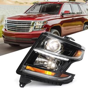 Huray HID Headlight Assembly Fit for Chevy Tahoe/Suburban 2015-2020 LH