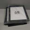 Amazon Basics Rectangular Photo Picture Frame, 8" x 10", Pack of 5, 11.22 x 9.21 inches, Black