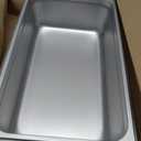 Winco 4-Inch Pan, Full, Stainless Steel, 4" Deep