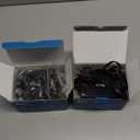 AQQA Aquarium Air Pump,3.5W 5W Dual Outlet Oxygen Pump with 2 Air Stone,Adjustable Air Valve Quiet Bubbler Pump,Up to 160 Gallon Fish Tank (3.5w) 2 Pack