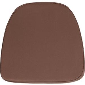 Flash Furniture Soft Brown Fabric Chiavari Chair Cushion (1 Count (Pack of 1)