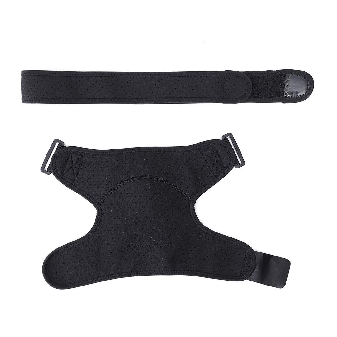 WnewTools Shoulder Protector Adjustable Sports Single Shoulder Support Belt Elasticity for Pain Relief