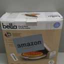 bella Flip-n-Store Waffle Maker with EverGood Ceramic Nonstick Coating, Fits-anywhere Kitchenware, Power Indicator Light, Cool Touch Handle & Cord Wrap, 7 Wide & 1" Deep Plates, 1000 Watt, Oatmilk