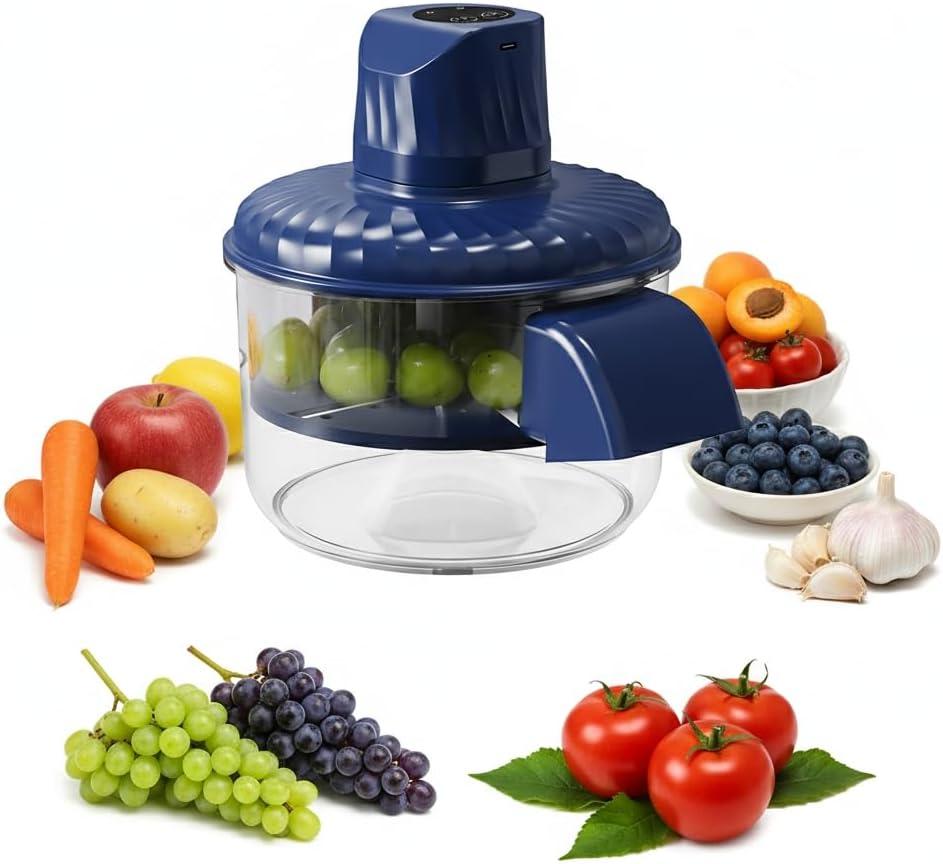 Electric Automatic Potato Peeler, Rechargeable Electric Peeler for Fruits Vegetables, 50W Automatic Peeler Machine, Detachable Electric Apple Garlic Peeler for Home Commercial Use
