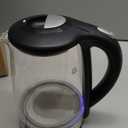 TOPWIT Electric Kettle Glass Hot Water Kettle, 2.0L Water Warmer, BPA-Free Stainless Steel Lid & Bottom, Tea Kettle with Fast Heating, Auto Shut-Off & Boil Dry Protection (2.1 Quarts)