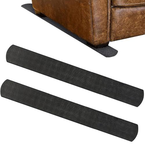 2 Pack Anti-Slip Furniture Rail Pads for Recliner for Recliners,Sofa,couches,Chairs.etc Ideal Non Skid Furniture Pad Floor Protectors for Hardwood, Carpet, Marble Floor (2)