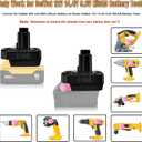 for DeWalt 20V to 12V Tools Battery Adapter (for DeWalt 20V to 12V 14.4V 9.6V NiCAD)