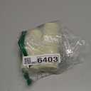 Waterproof Outdoor Battery Operated Flameless Candles with Timer Flickering Plastic Resin Electric LED Pillar Lights for Lantern Patio Garden Wedding Party Decorations, 3x6 Inches, 2 Pack