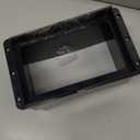 Black Plastic Marine Splash Cover Double Din Cover Stereo For Harley Electra Glide Road King Honda Suzuki Y-amaha Batwing fairing