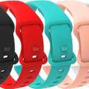 Compatible for IOWODO R30 Pro Smart Watch Band, Lamshaw 22mm Quick Release Classic Soft Silicone Sports Strap for Women, Man Compatible with IOWODO R30 Pro, R50 / Compatible for Blackview R50 / Compatible for RLQA 54 1.83" Smart Watch