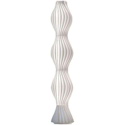 Floor Lamp Light and Shadow White Floor Lamp Modern Minimalist Living Room Bedroom Exhibition Hall Standing Lamp Standing Light Living Room Lamps