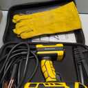 Welding Machine Handheld,20-140A 110V Portable Stick Welder 20pcs Rods,IGBT Hand Held Welder Machine withHot Start Arc Force Anti-stick ARC Welder Gun,6 Variable Current Adjustment (Yellow)