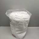 10-Pack White Tablecloths for Rectangle Tables, 60 x 102 Inches, Stain-Resistant Polyester Fabric for 6 Foot Tables - Washable Table Covers for Weddings, Banquets, Birthday, Parties, Events