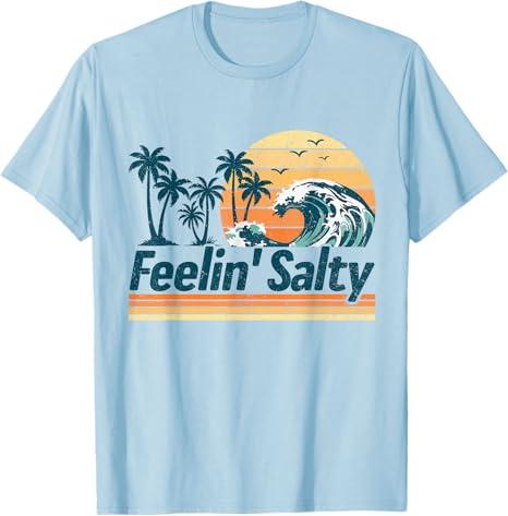Feelin Salty Group Matching Family Vacation Summer T-Shirt XL