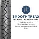 YUNSCM 2-PCS 24" Road Bike Tires 24 x 2.125/57-507 Compatible with 24x2.125 Bike Bicycle Tires (Y-690)