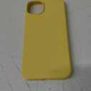 ORNARTO Compatible with iPhone 15 Plus Case 6.7", Slim Liquid Silicone 3 Layers Full Covered Soft Gel Rubber Cover Protective Phone Case with Anti-Scratch Microfiber Lining-Buttercream Yellow