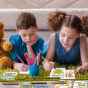 2 x Fancy Land End of Year Students Gifts from Teacher 24 Sets Have a Great Summer Postcards Color Your Own Summer Cards and Crayons Bulk for Kids Preschool Classroom Art Projects Party Favor Supplies