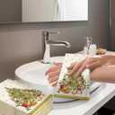 3 x 60 Pack Vintage Christmas Tree Themed Guest Napkins 4.3  7.8Inch Cream Snowflake Christmas Tree Disposable Lunch Dinner Napkins Christmas Day Party Family Gathering Table Decoration